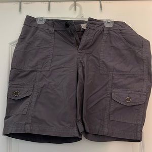 Size 8 Cargo style shorts in gray